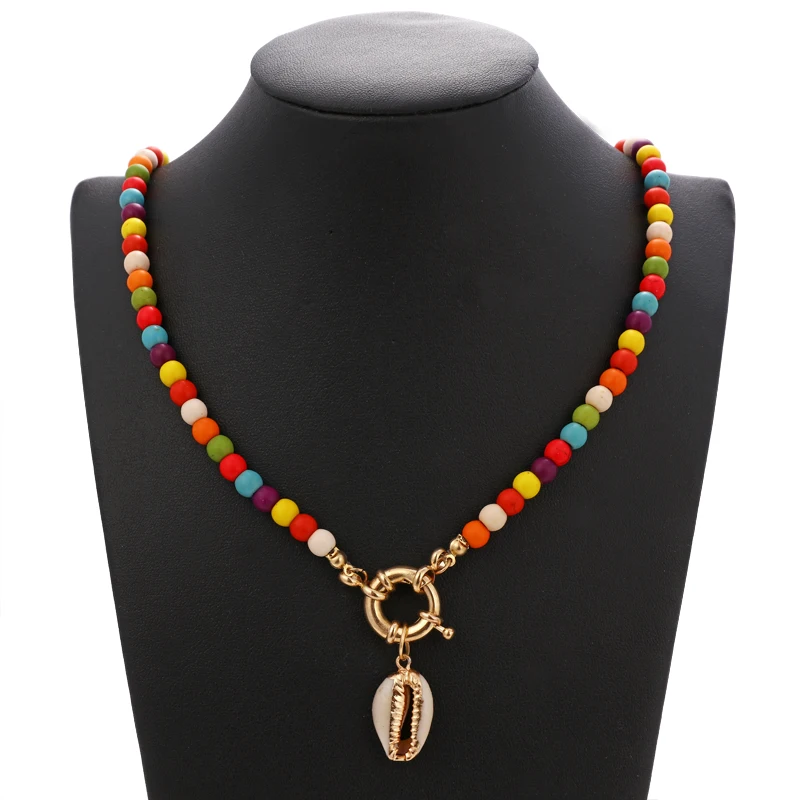 Ожерелье ZOSHI ручной работы в Непале красочные бусины из натурального камня