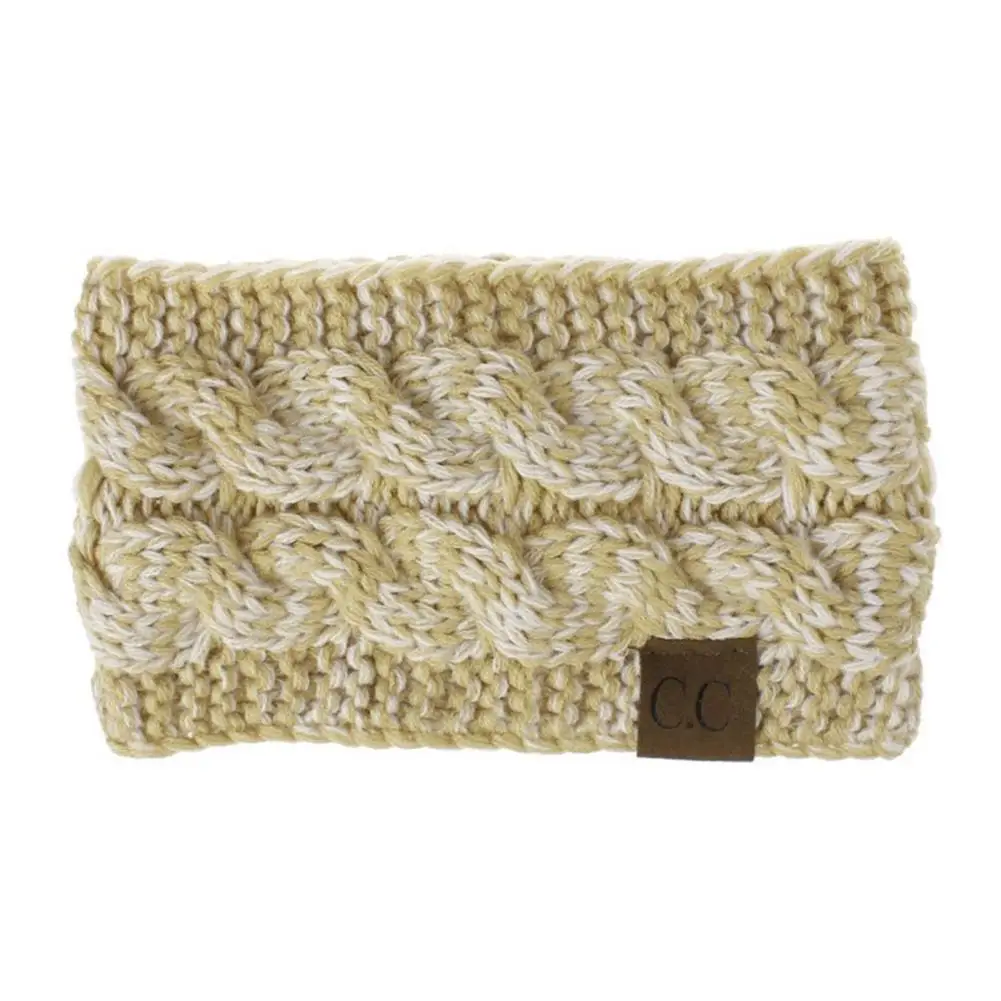 

Knit Headband Crochet Twist Hair Band Outdoor Sports Headband Fashion Cap Warm And Comfortable For Women