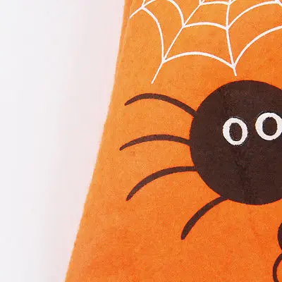 

Halloween Loot Party Pumpkin Trick or Treat Felt Tote Bags Kids Child Candy Bag Toy