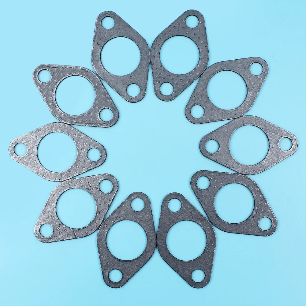 10Pcs/lot Muffler Exhaust Gasket For Honda GX390 GX340 GX270 GX240 8HP-13HP 188F 190F Engine Motor Generator Strimmer Lawnmower images - 6