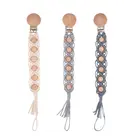 Детские соски-пустышки соска клип крючком хлопок пустышка для младенцев и детей ясельного возраста деревянные бусины грызунок