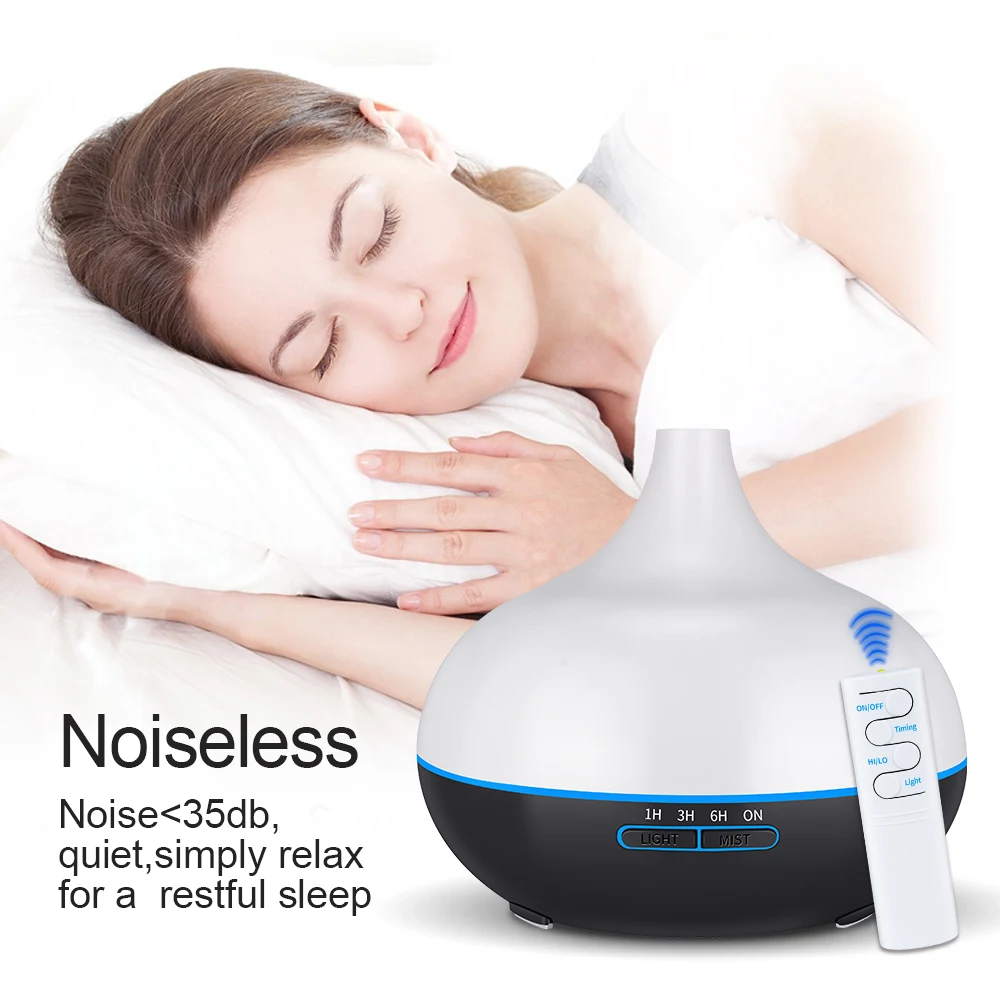 Увлажнитель воздуха KBAYBO с ароматическим диффузором светодиодный 7 цветов 550