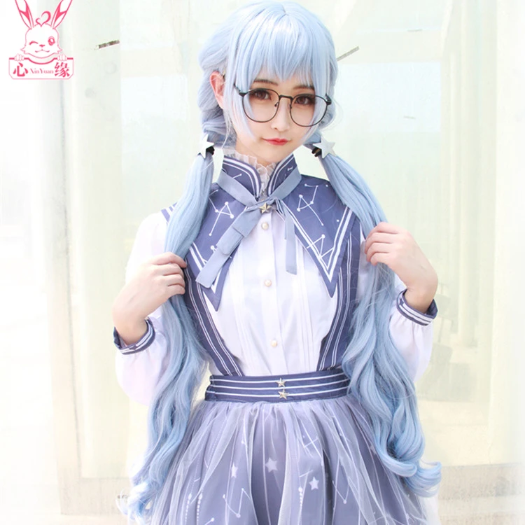 Чудо Никки, аниме, косплей, Nikki cos, вечерние, для Хэллоуина, для мужчин и женщин, японская Лолита, платье, набор, косплей, костюм