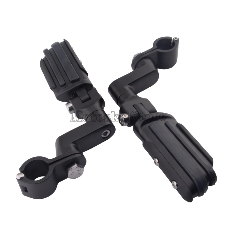 1-1/4&quot Universal Highway Clamp Engine Guards Footrest Pegs For Harley Touring Street Glide FLHR Road Honda Yamaha Kawasaki | Автомобили