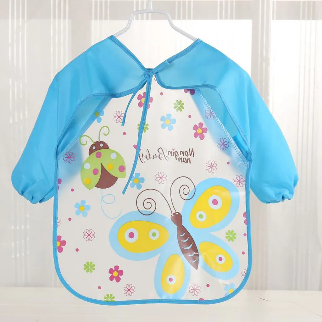 Детские нагрудники одежда нагрудник водонепроницаемый детский с длинными