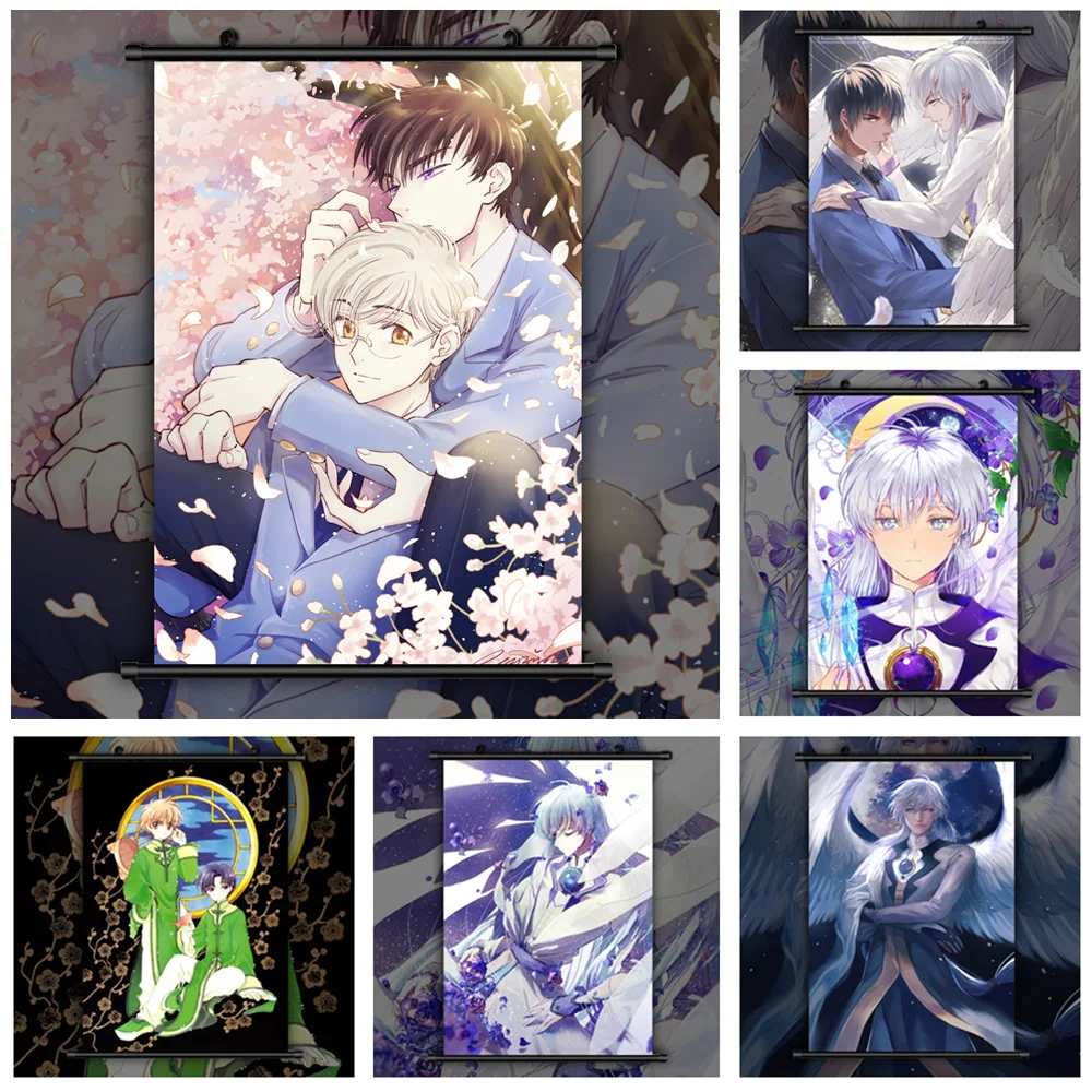 

Card Captor Sakura Touya Yukito Anime manga wall Poster Scroll B