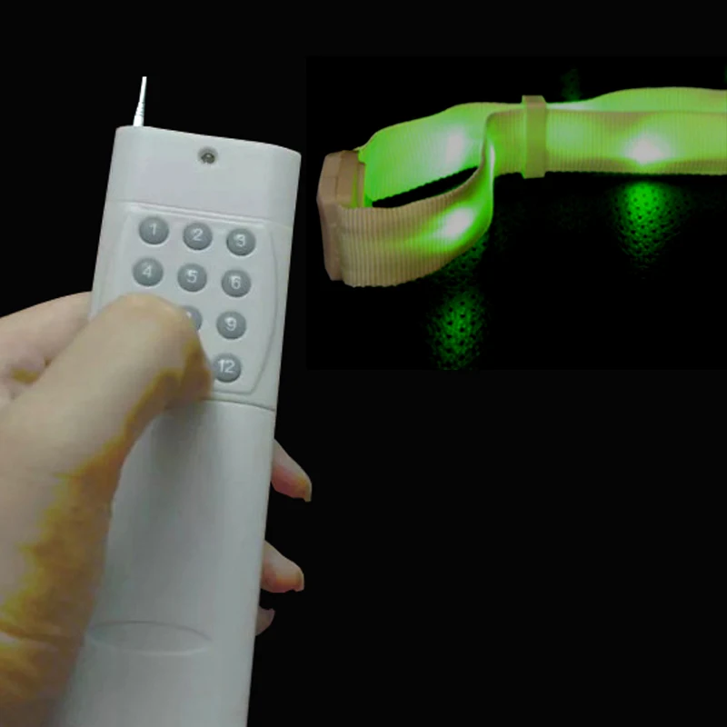 Браслеты со светодиодами RGB светящиеся фонарики нейлоновый браслет с 12 клавишами