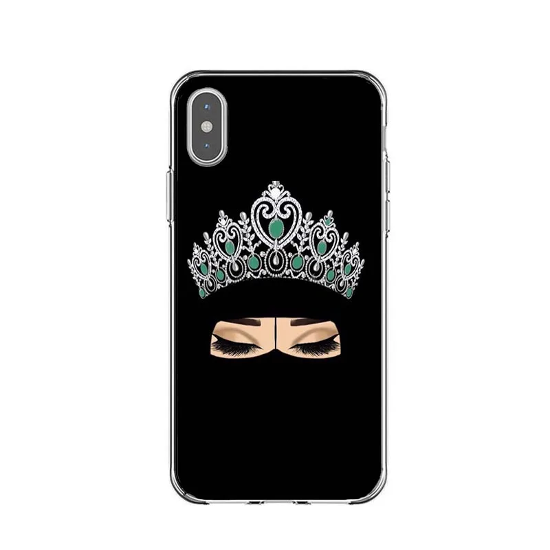 Мусульманские исламские глаза грила Роскошные Чехлы для телефона чехол iphone 8 7 6 S