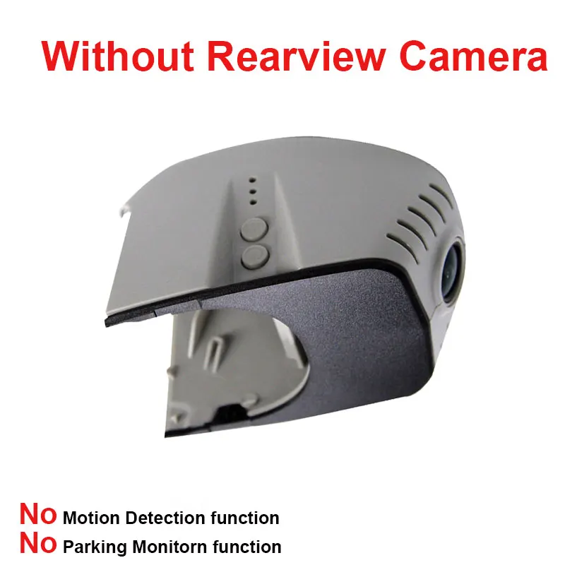 No Rear Lens Kampacar Wi-Fi видеорегистраторы Dash Cam для Audi A1 A6 A8 A3 A4 A5 A7 Q3 Q5 TT 8n 8j 8s MK3 Q7 4l Wifi Dvr для автомобиля - Название цвета: No Rear Lens
