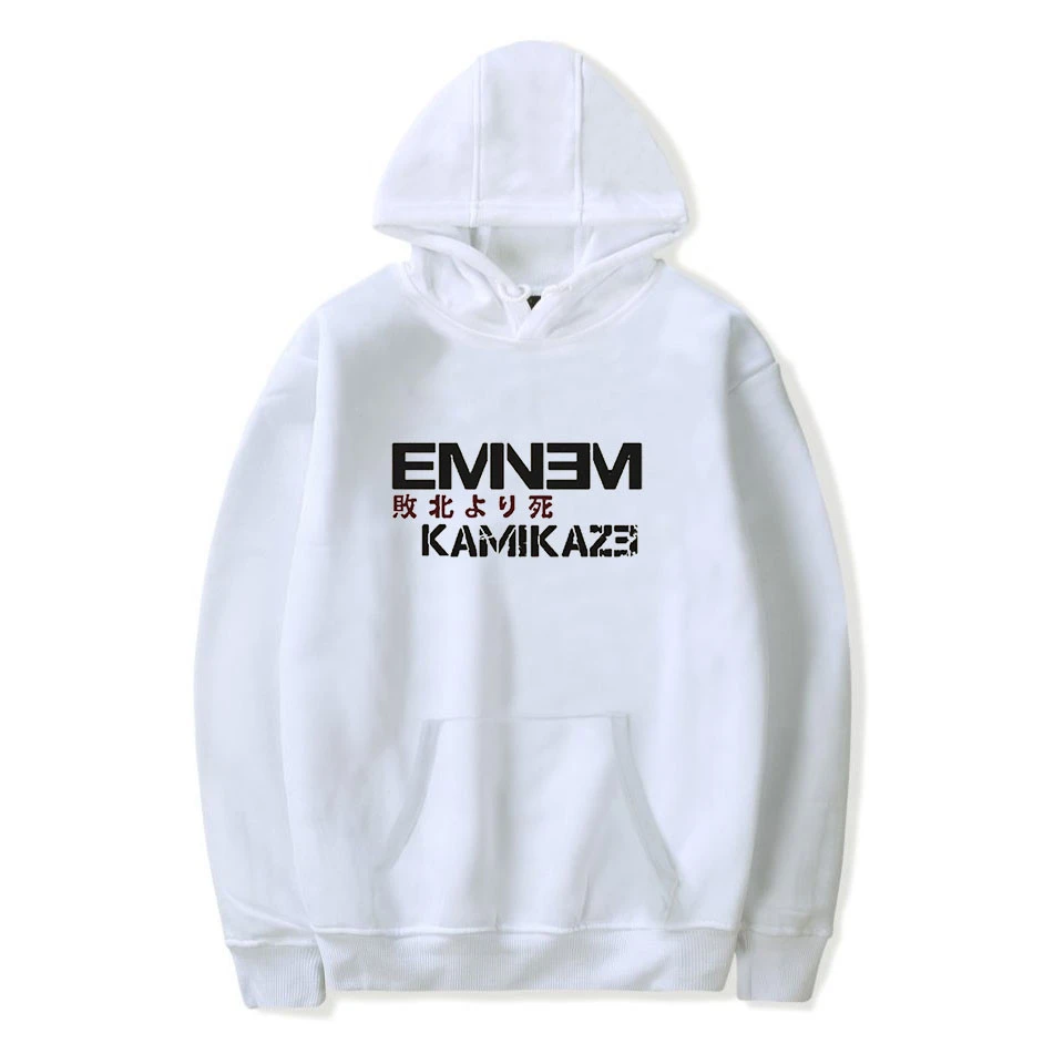 Мужская/Женская толстовка с капюшоном EMINEM Kamikaze модная теплая в стиле хип хоп для