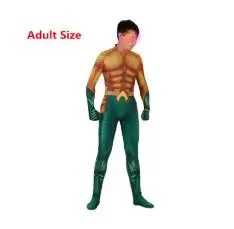 Adult Guardian of the sea Aquaman Atlantis Arthur Curry/Orin костюмы для косплея спандекс для женщин и мужчин Боди Комбинезоны Zentai костюм Новинка - Цвет: Adult
