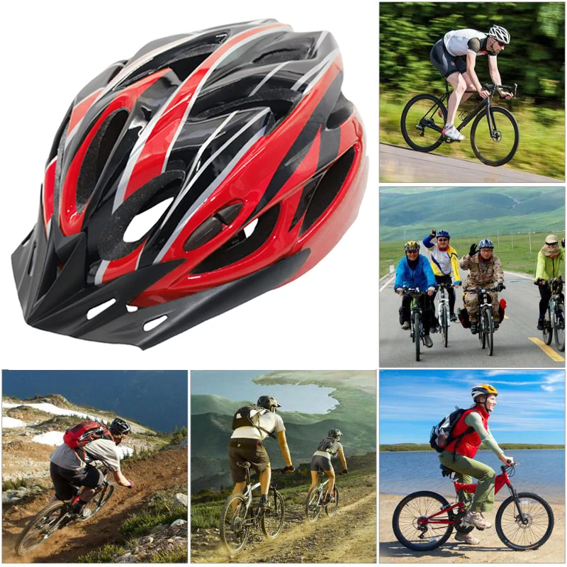 Шлем для велоспорта интегрированный супер легкий MTB Горный Дорожный