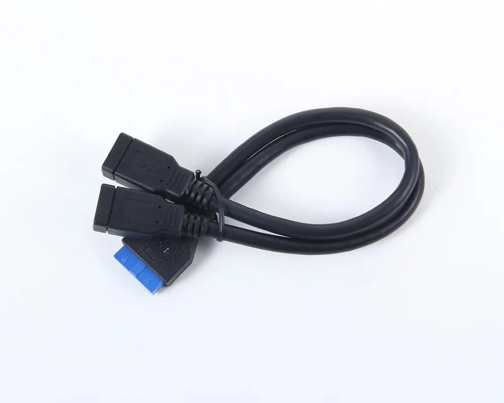 Кабель-Переходник usb 3 0 20 pin (штекер) на 2 a (гнездо) для материнской платы Asus P7P55/USB3