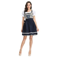 traditional female germany oktoberfest costume beer festival girl maid wench fancy dress dirndl for adult women