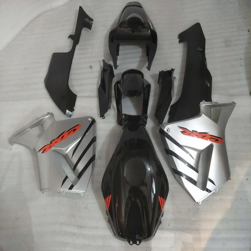 Km литьевые качественные черные Серебряные/белые Обтекатели для CBR600RR 05 06 F5 CBR 600 RR