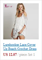 Lurehooker, хлопковая пляжная одежда для женщин, сексуальное открытое пляжное платье, пэчворк, бикини, накидка, открытая спина, пляжные покрывала, вязаная туника