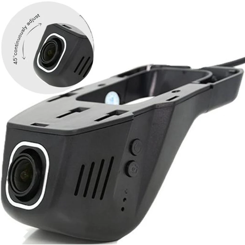 Автомобильный видеорегистратор камера 1080 P ночная версия 12MP 165 широкоугольный WiFi