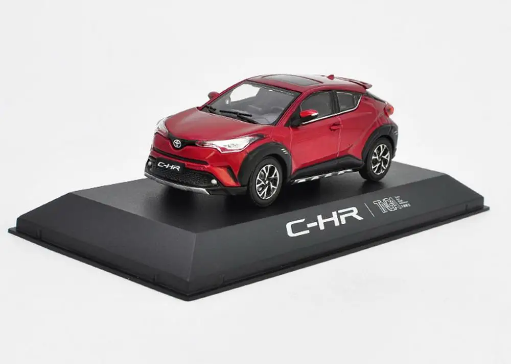 1/43 Toyota CHR C-HR красная литая под давлением модель автомобиля коллекционная игрушка