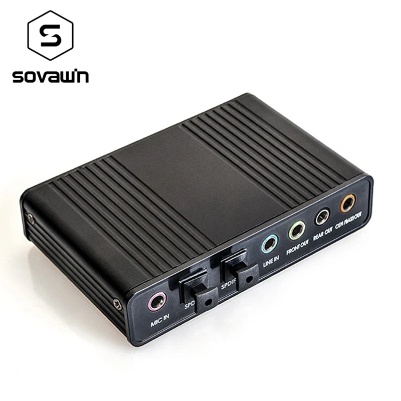 USB 2,0 Звуковая карта USB 5,1 Ch Оптический контроллер Аудио Звуковая карта адаптер внешняя звуковая карта для микрофона ПК компьютер Ноутбук
