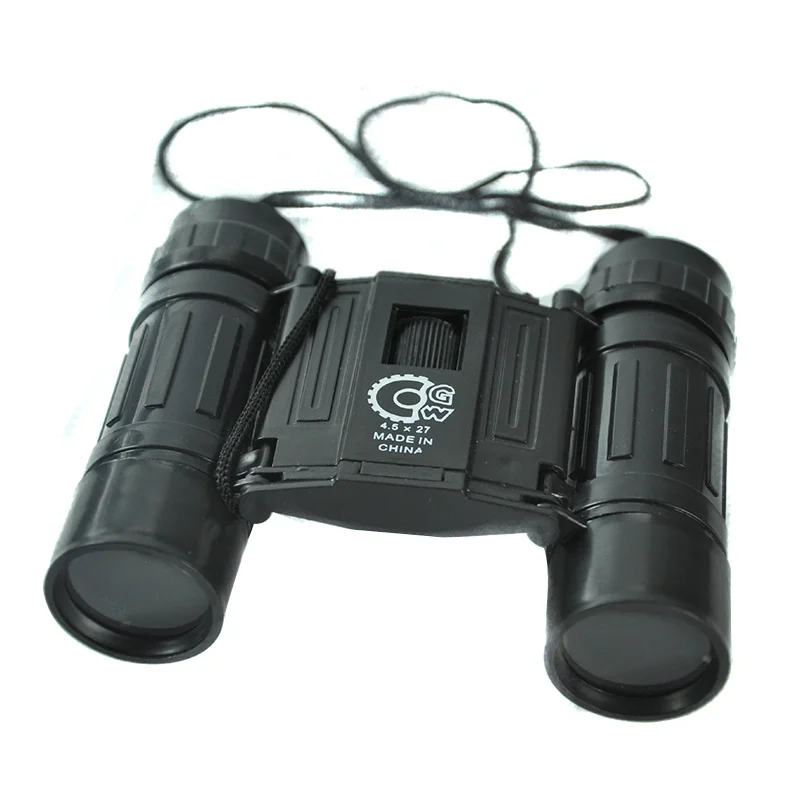 Детские развивающие игрушки телескоп черный цвет открытый безделушка с шеей