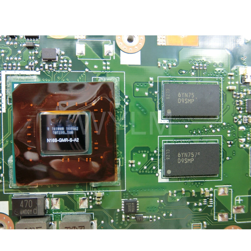 X556URK MB. _ 4G/I7-7500U/AS V2G 90NB0BF0-R00090 Материнская плата Asus X556UV X556U X556UR ноутбука 100%
