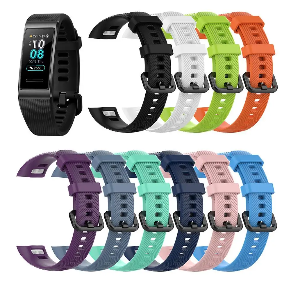 Ремешок для часов huawei Band 3 Pro силиконовый регулируемый ремешок сменный
