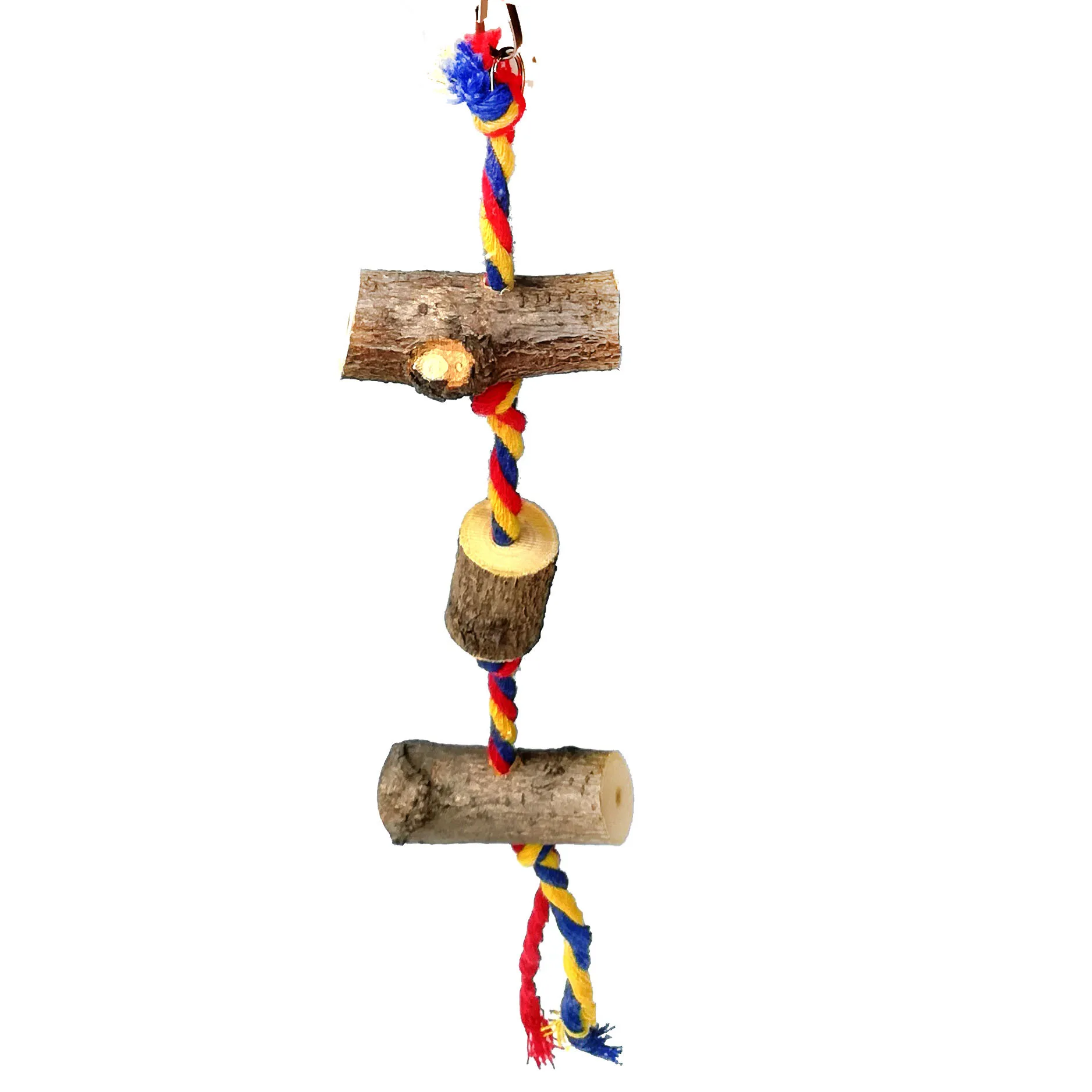 1PCS Parrot Toy Bird Logs Leather Molars Gnawed Cotton Rope s Wholesale