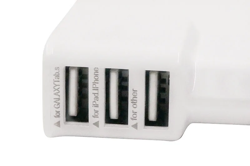Сетевое зарядное устройство QUWIND EU на 2 а с 3 USB-портами для iPhone iPad Samsung galaxy и Android