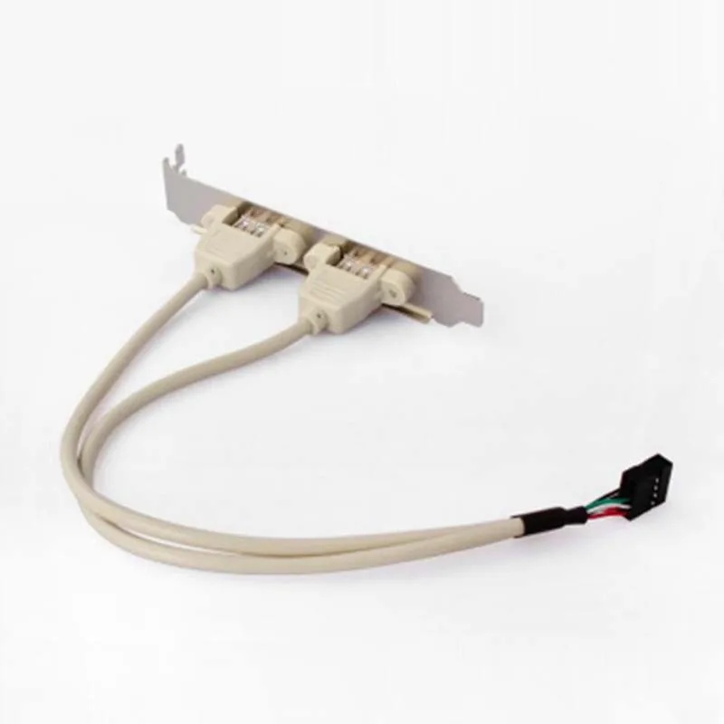 5 шт. Компьютерные Шасси Немного PCI USB 2.0 Перегородки Разъем Адаптера Задние