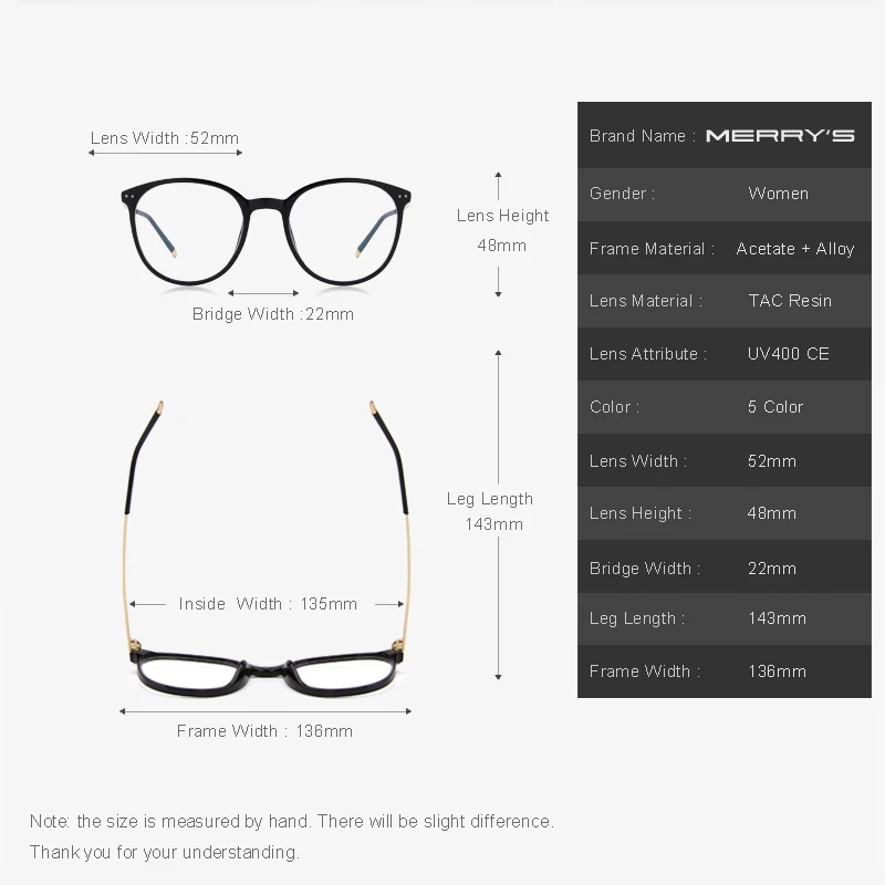 Женские оправы для очков MERRYS S2069 модные очки с защитой от излучения|frame eyeglasses|optical