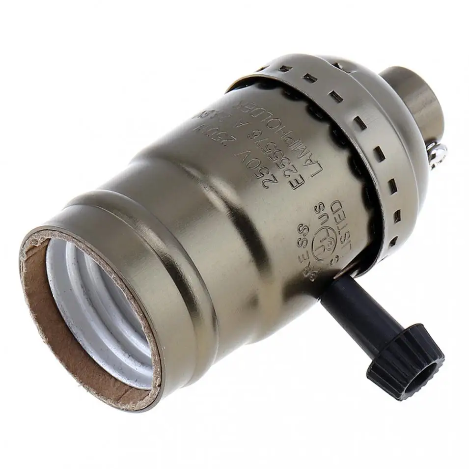 250W 110V 250V E27 в 28.BV лампы светильник гнездо бронза Цвет Edison Винтаж подвесной стиле