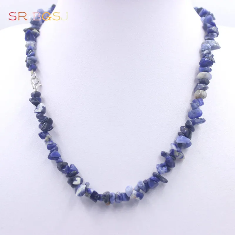 Бесплатная доставка Хит стиль 7-8 мм натуральный камень фишки ожерелье для женщин