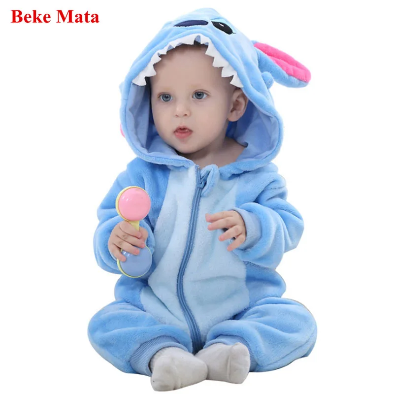 BEKE MATA/Детские комбинезоны сезон зима 2017 года с рисунками животных для маленьких