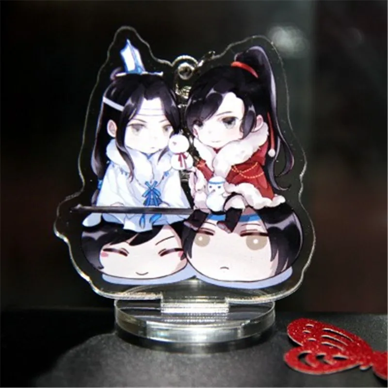 Аниме гроссмейстер демонических выращивания Wei wuxian Lan Wangji BL стенд брелок Хэллоуин