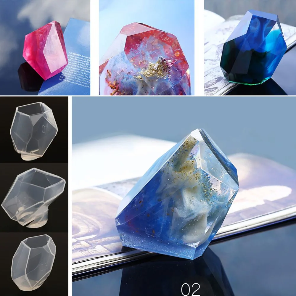 Силиконовая смола Геометрическая форма для DIY мыло украшения орнамент Плесень