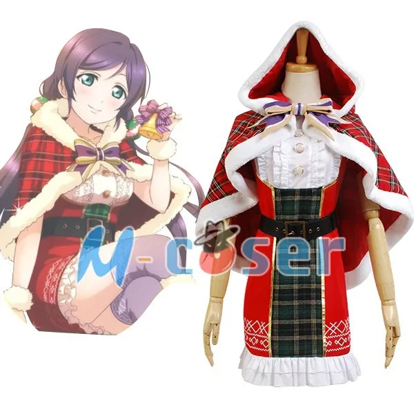 Костюм Love Live LoveLive! Рождественская форма Nozomi tojoo костюм для косплея Хэллоуина