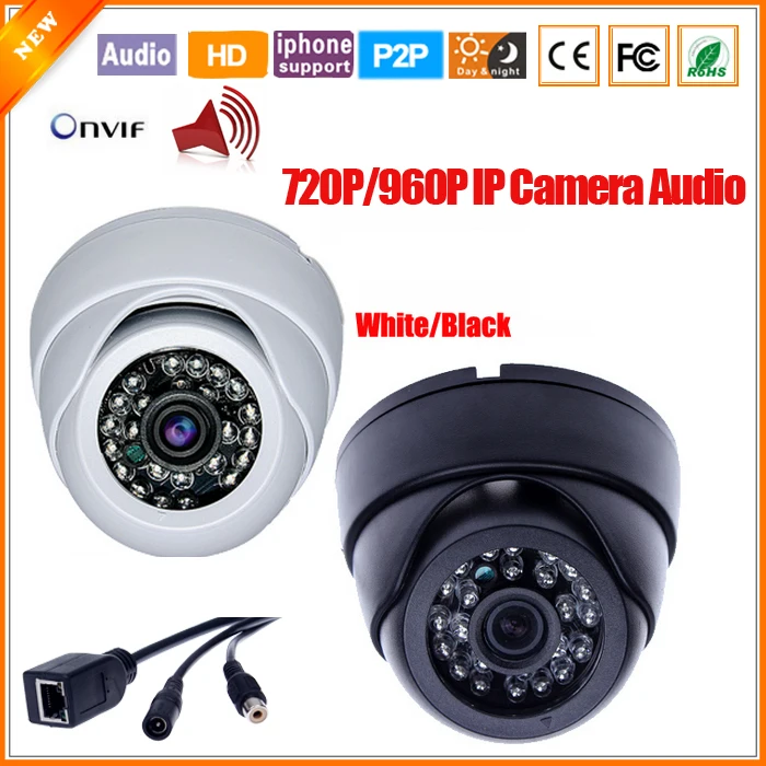Мини HD 720P 960P IP камера Аудио вход с внешним звукоснимателем микрофон безопасности