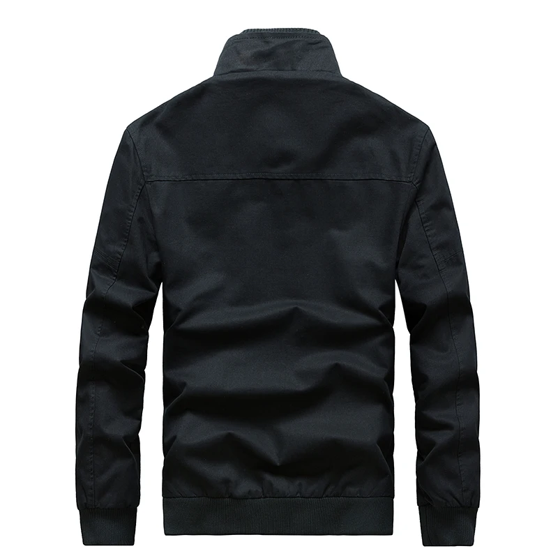 LONMMY куртка в стиле милитари Для мужчин пальто хлопка Stand collar Bomber Пальто Верхняя