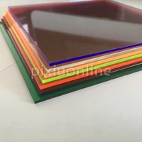 1pc j583b 1515cm transparent acrylic plate sheet 2 3mm thickenss plastic square board diy hard material dropshipping