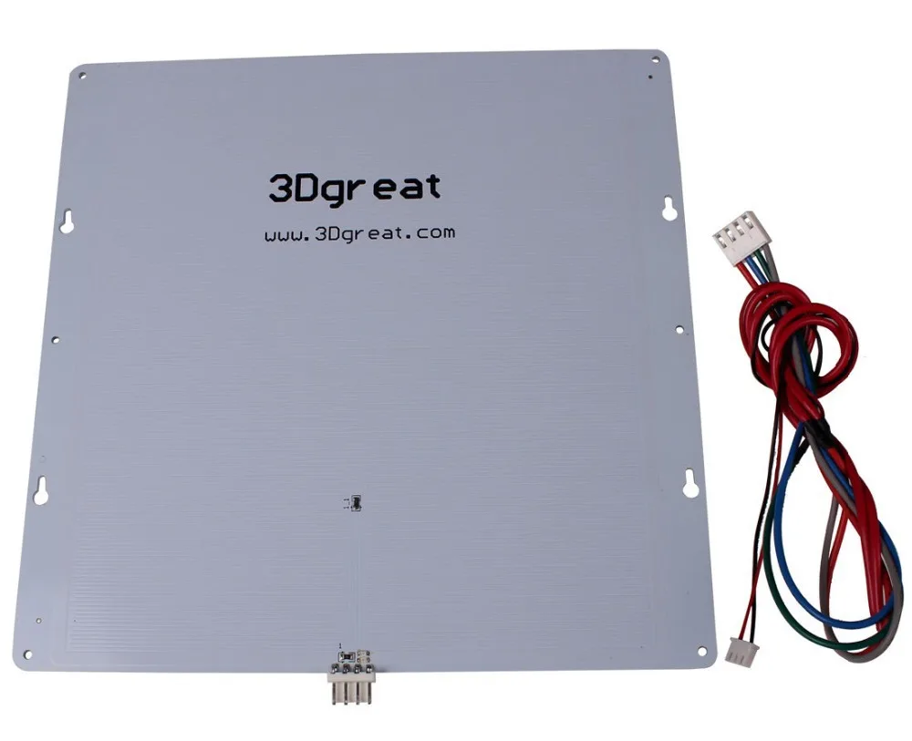 Оригинальная Подогреваемая платформа для 3D-принтера сделай сам алюминиевый