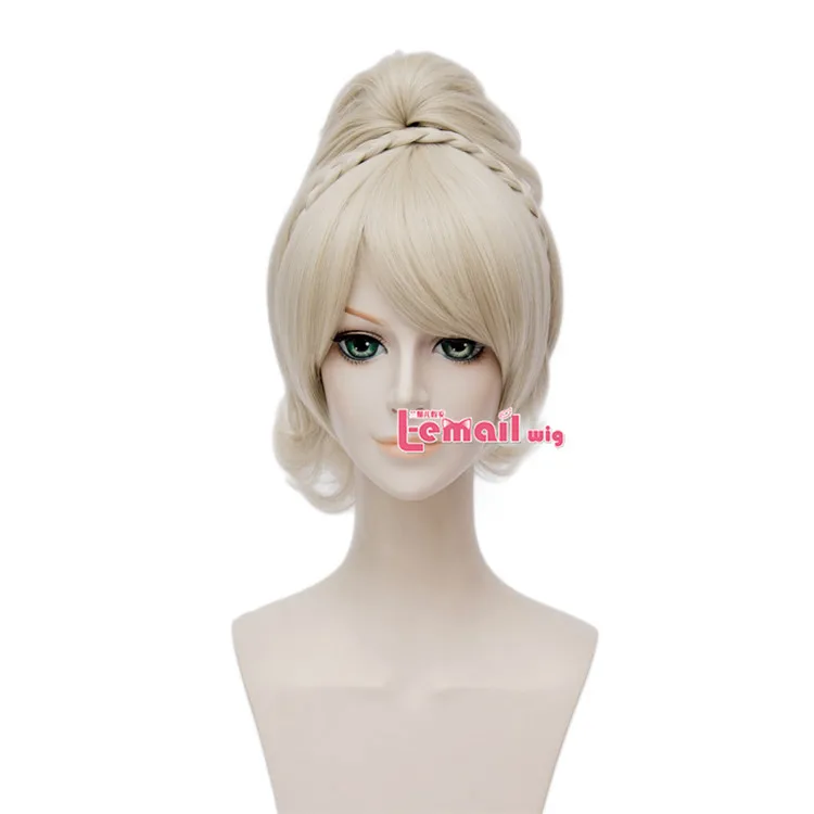 L-email парик новая игра Final Fantasy Lunafreya Nox Fleuret светлый парик для косплея термостойкие синтетические волосы Perucas Косплей парик