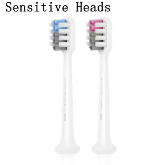 Stock Xiaomi Doctor B Electric Toothbrush Sound Waves Smart Brush Ultrasonic Whitening Waterproof Wireless Charging Travel Box - Цвет: sensitive head