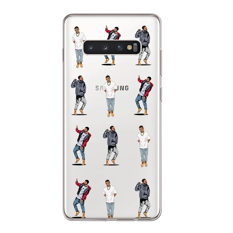 ciciber Cover For Samsung Galaxy S9 S8 S7 S6 Edge Plus S10 S10e S10+ Phone Case Note 10 9 8 5 4 3 TPU Drake Capa |