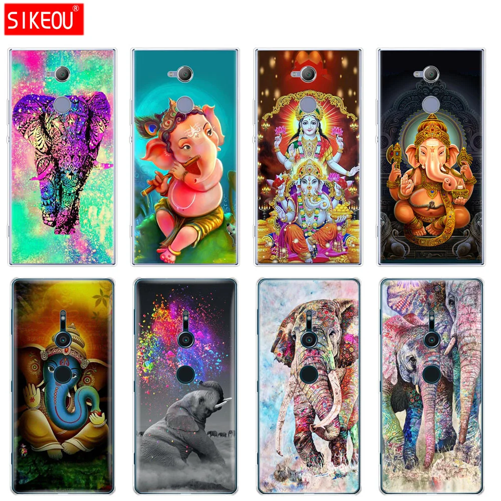 Силиконовый чехол для телефона sony xperia XA1 XA2 ULTRA PLUS L1 L2 XZ1 XZ2 compact XZ PREMIUM Ganesha