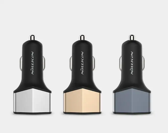 Nillkin celerity NKC03 2USB порт автомобильное зарядное устройство Quick Charge 3,0 Быстрая Зарядка адаптер Разъем Тип C порт автомобильное зарядное устройство