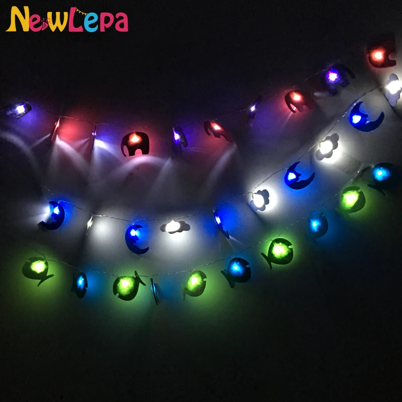 10 шт. светодиодные лампы в виде слона Луны рыб|props decoration|props partyprops photo |