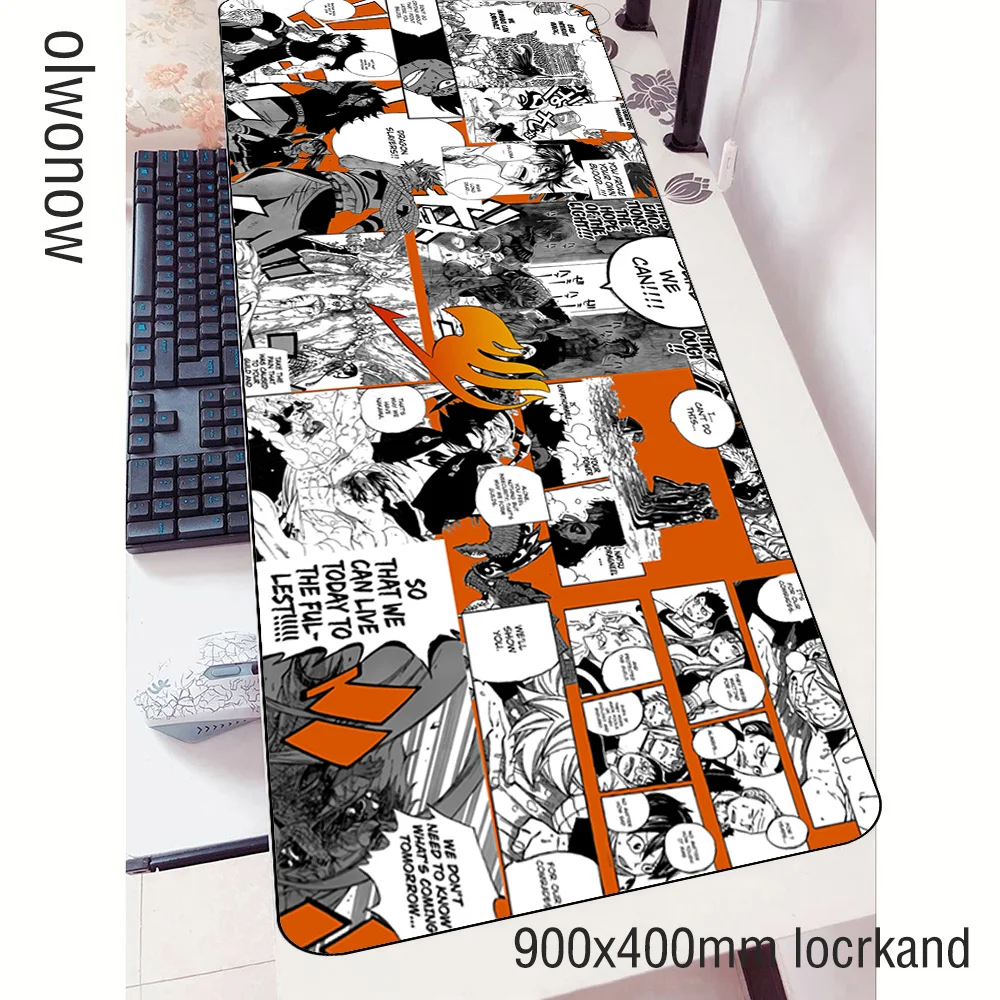 Игровой коврик для мыши fairy tail padmouse 900x400x3 мм игровой геймеров компьютерный стол