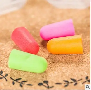 10pcs/lot Noise earplugs sleep noise mute anti - snoring ear plugs learning to use reduction | Красота и здоровье