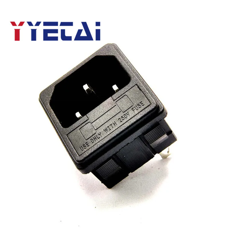 YongYeTai AC 02 медная розетка переменного тока трехжильная предохранителя с