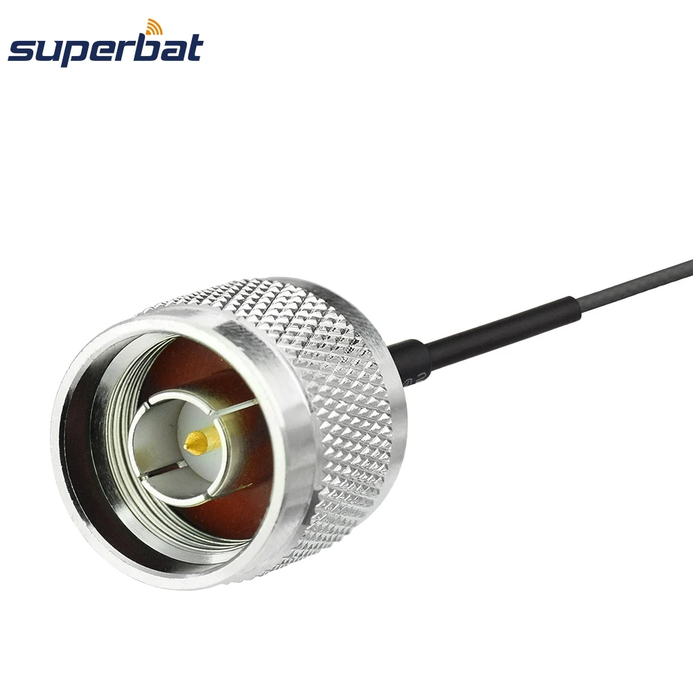 Superbat RP SMA штепсельная Вилка для N типа вилка разъем RG174 коаксиальный РЧ свиной